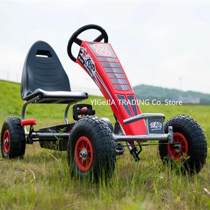 Go Kart Pedal Kids - Go-kart de 4 ruedas para niños,