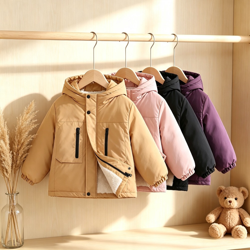 Kids Outdoor Zipline - Chaqueta de invierno para niños con