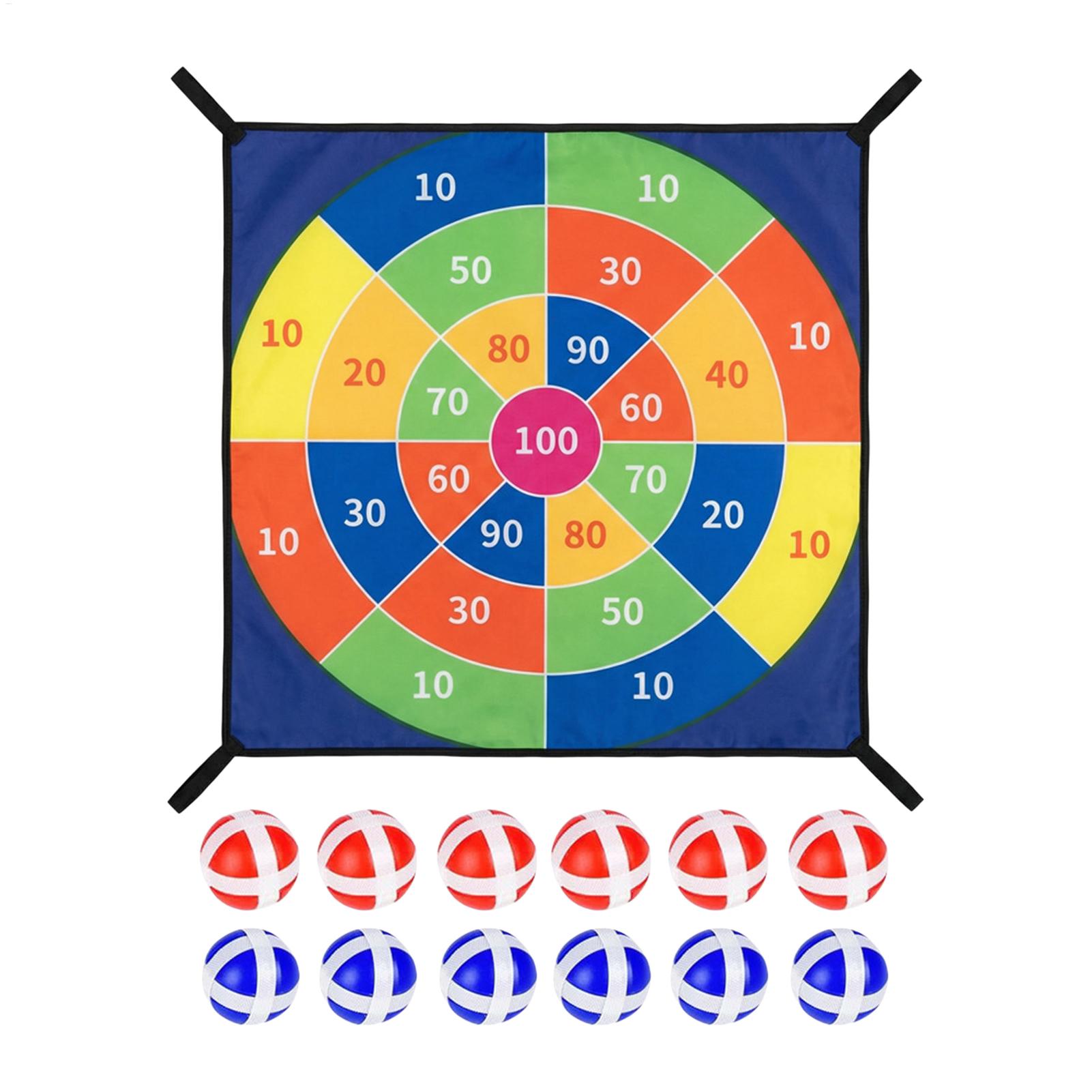 Kids Outdoor Trampoline - Juego de dardos con pelotas adhesivas