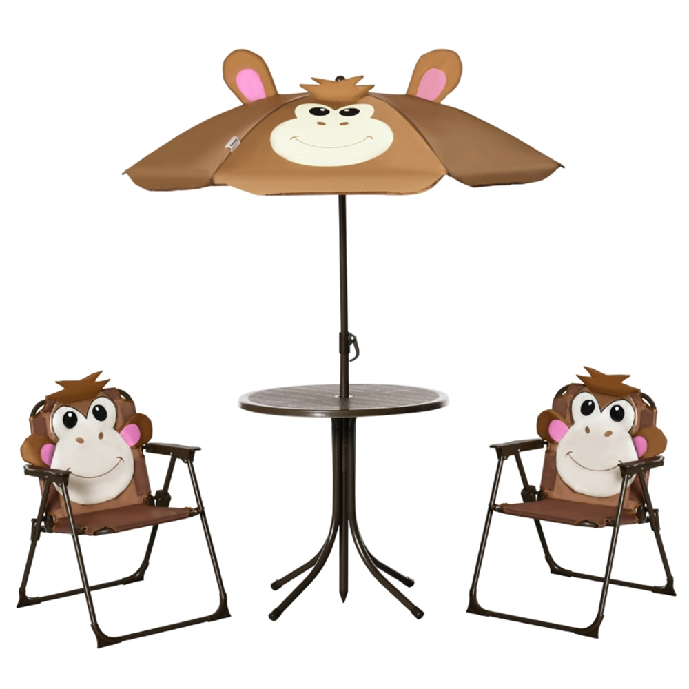 Kids Outdoor Umbrella For Table - Juego de Mesa y Sillas Infantiles