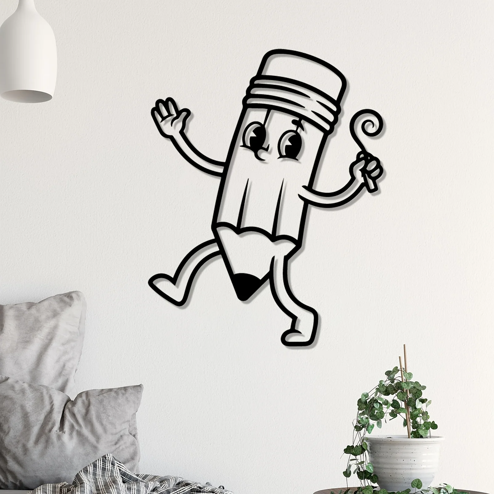 Kids Outdoor Fence - Arte de Pared Creativo de Lápices