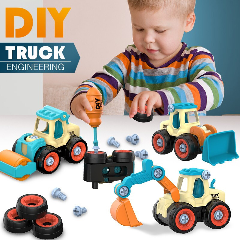 Kids Outdoor Digger - Tuerca desmontaje carga descarga ingeniería camión