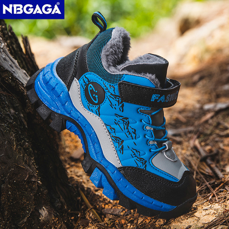 Kids Outdoor Climber - Botines de nieve informales para niños,