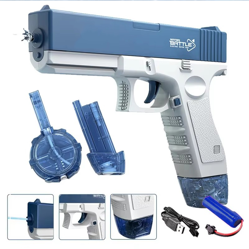 Water Gun Soaker - Pistola de Agua Eléctrica Recargable de