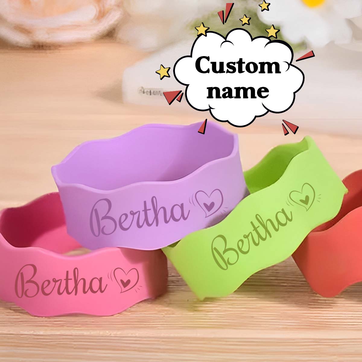Kids Outdoor Water - Funda de Silicona Personalizada para Vaso,