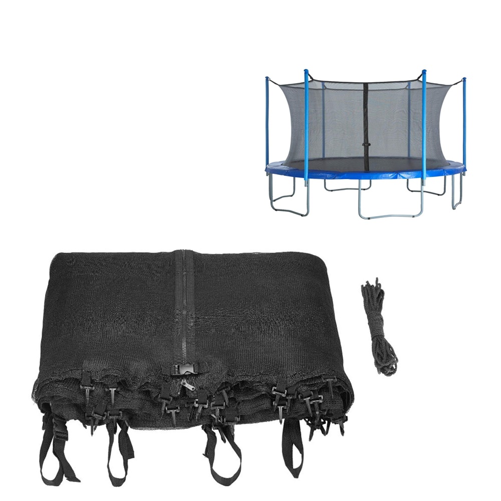 Kids Outdoor Trampoline - Red segura para trampolín, 6 pies/8