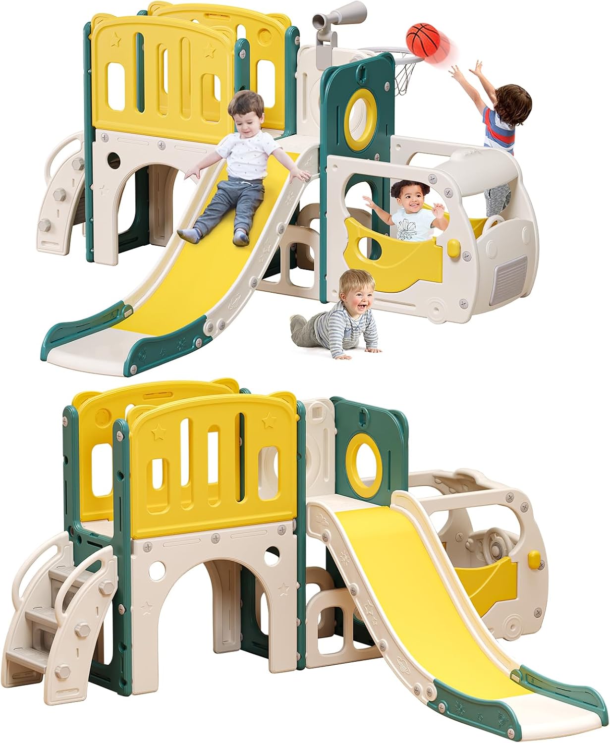 Tobogán para Niños Pequeños, J - Kids Outdoor Climber reseña y precio