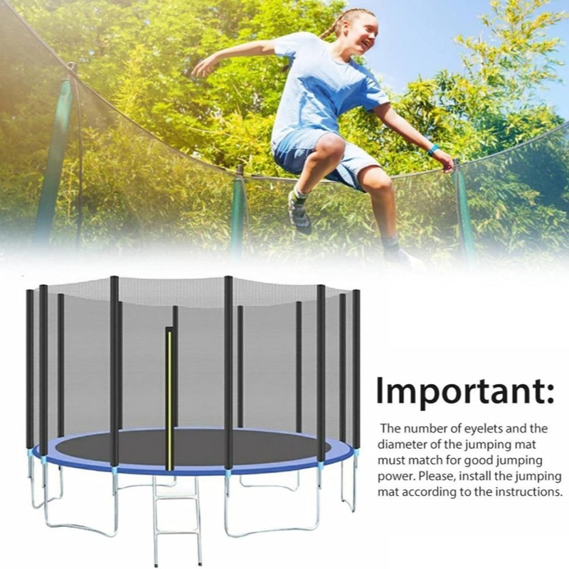 Estera de trampolín de 6 pies, - Kids Outdoor Zipline reseña y precio