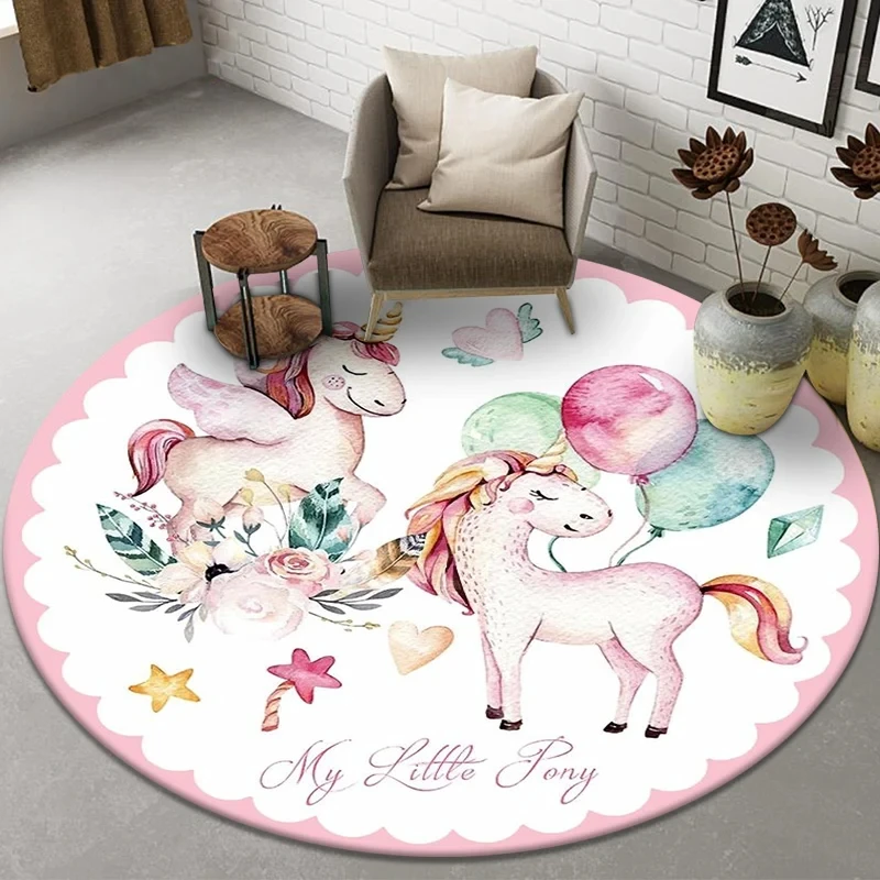 Alfombra redonda de unicornio  - Kids Unicorn Outdoor Chair reseña y precio