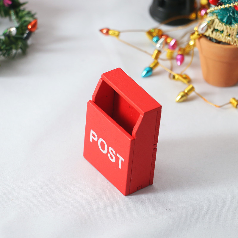 Buzón de madera rojo para casa - Kids Outdoor Doll House reseña y precio