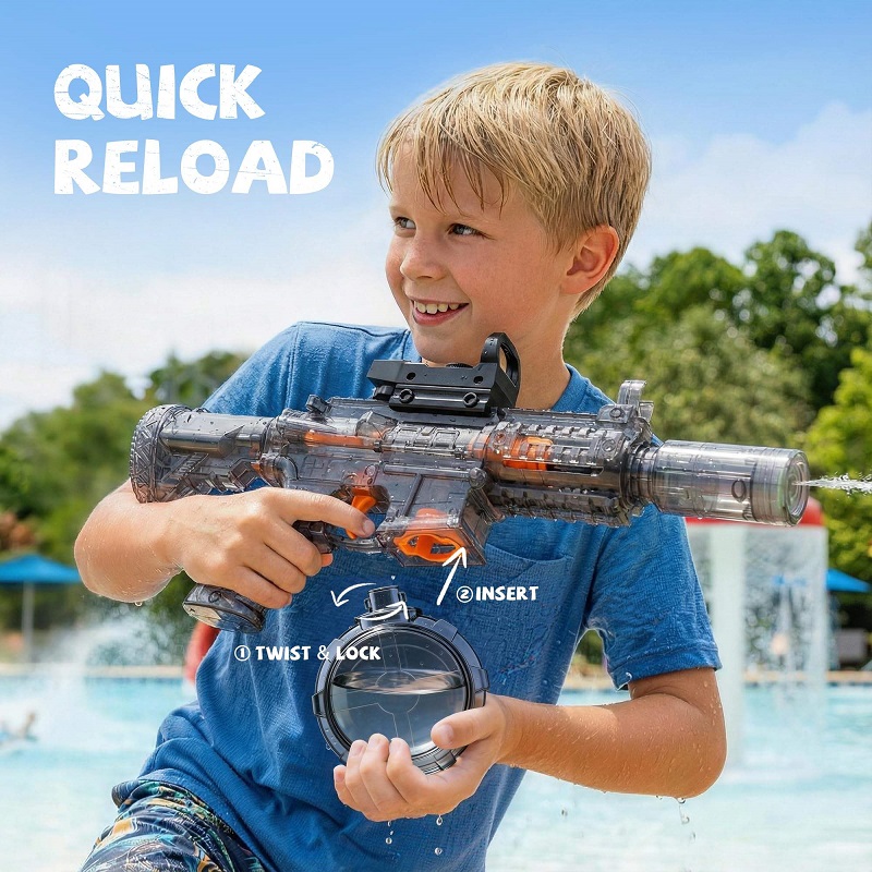 Pistola de Agua Eléctrica M416 - Water Gun Soaker reseña y precio