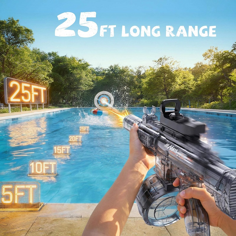 Pistola de Agua Eléctrica M416 - Water Gun Soaker reseña y precio