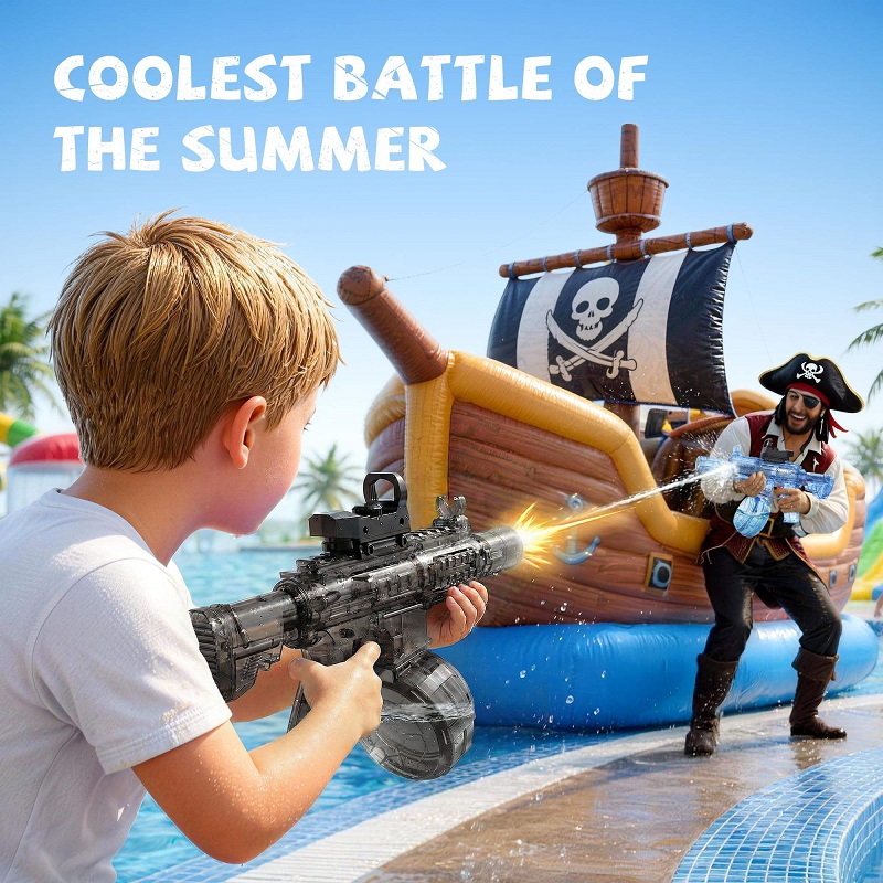 Pistola de Agua Eléctrica M416 - Water Gun Soaker reseña y precio