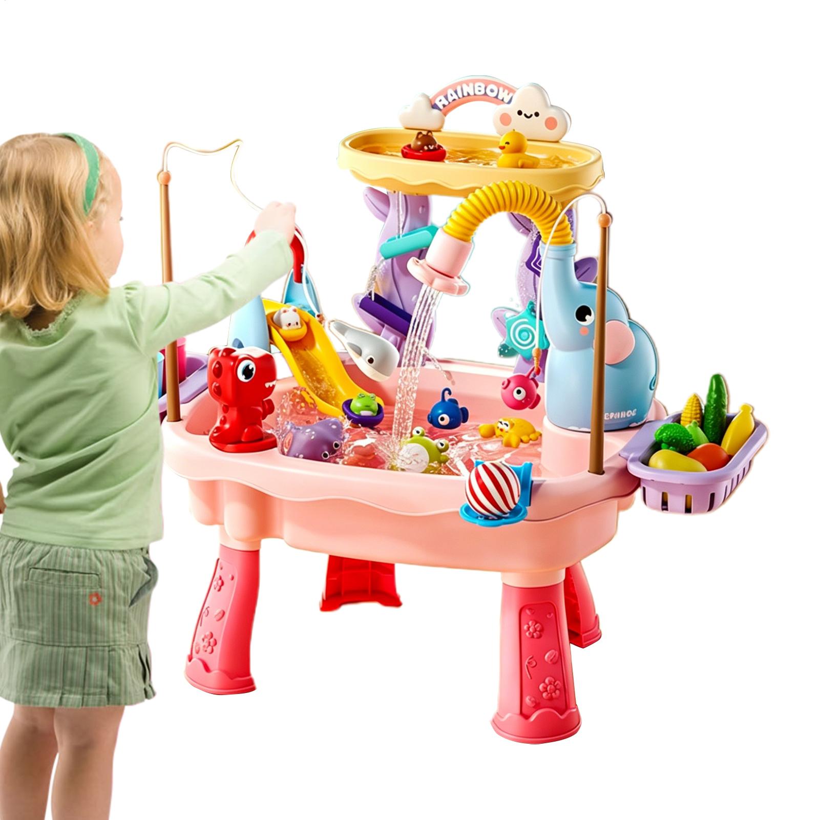 1 unidad Mesa de agua mejorada - Kids Outdoor Sensory Table reseña y precio
