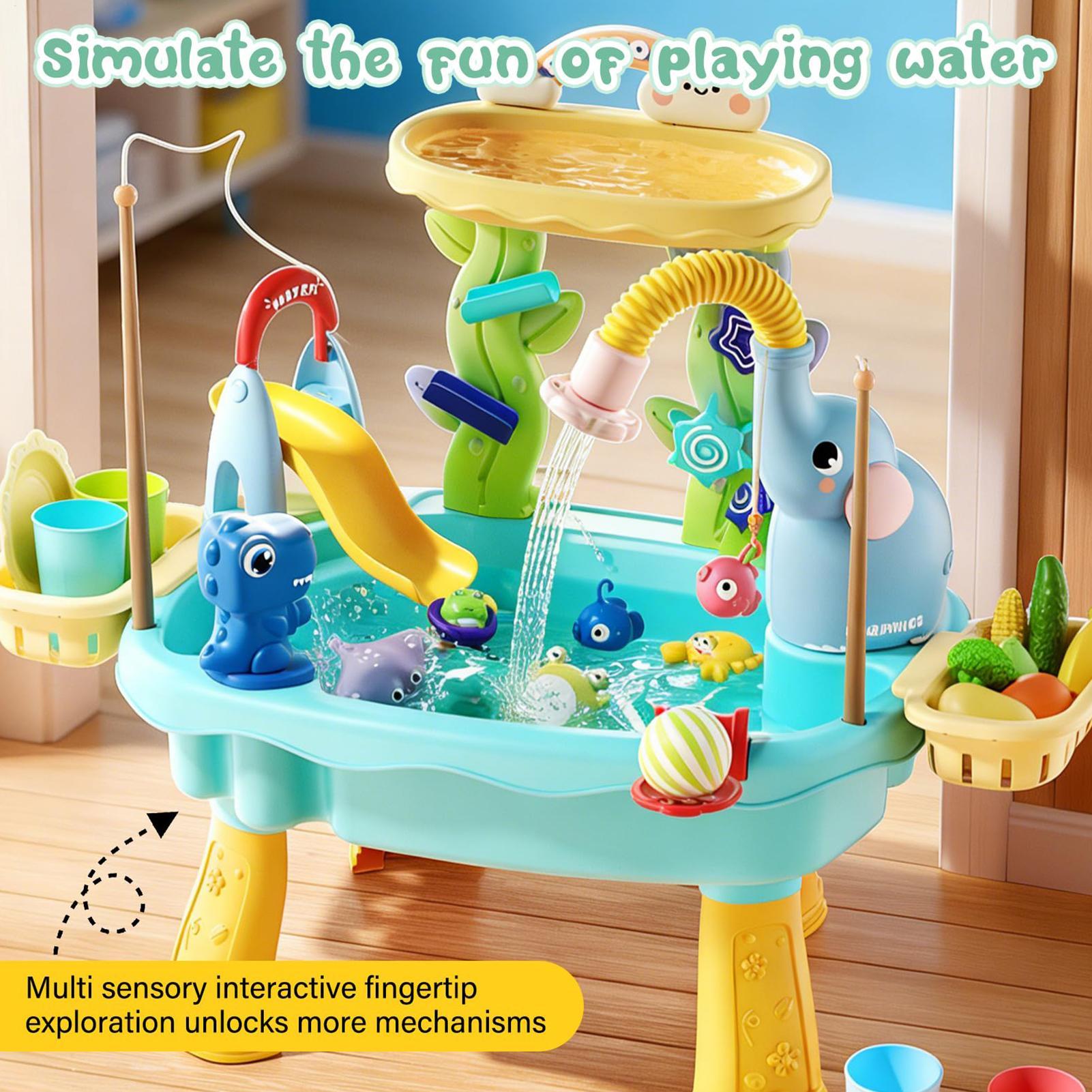 1 unidad Mesa de agua mejorada - Kids Outdoor Sensory Table reseña y precio