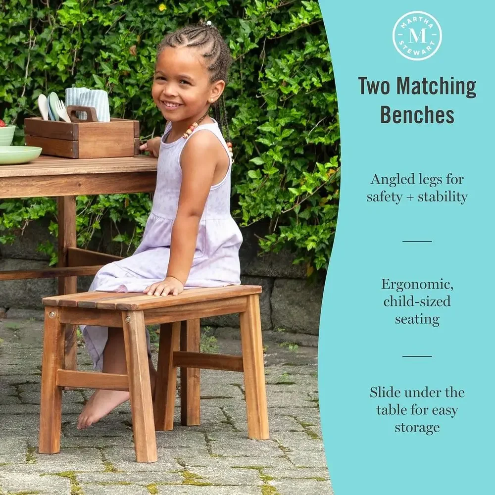 Conjunto de Mesa, Bancos y Som - Kids Outdoor Umbrella For Table reseña y precio