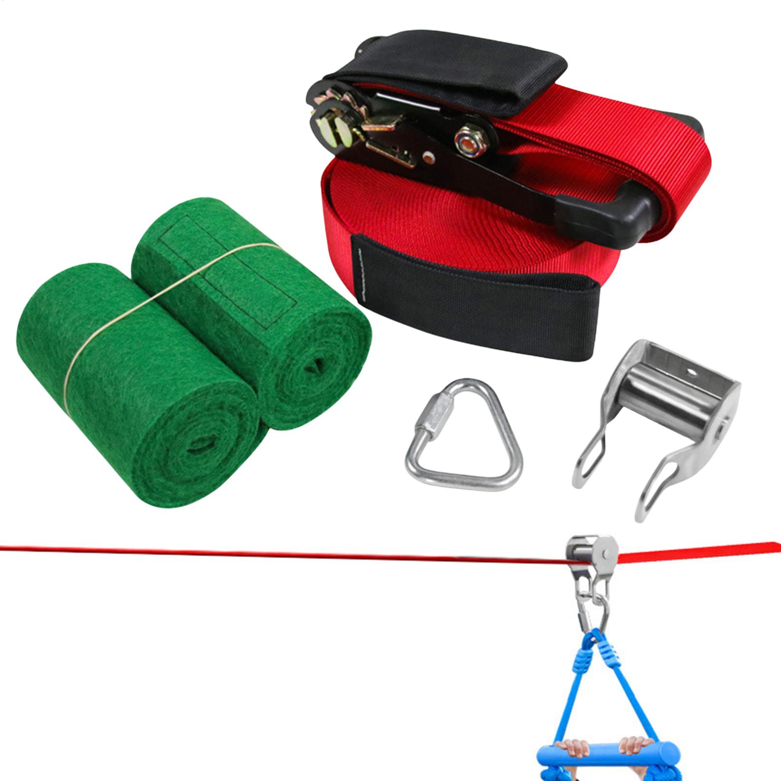 Cuerda de equilibrio para niño - Kids Outdoor Zipline reseña y precio