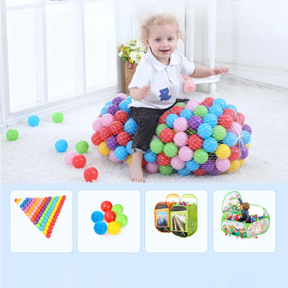 Pelota de plástico suave ecoló - Kids Outdoor Fence reseña y precio
