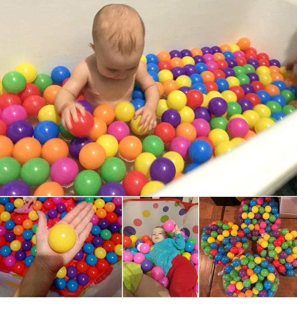 Pelota de plástico suave ecoló - Kids Outdoor Fence reseña y precio