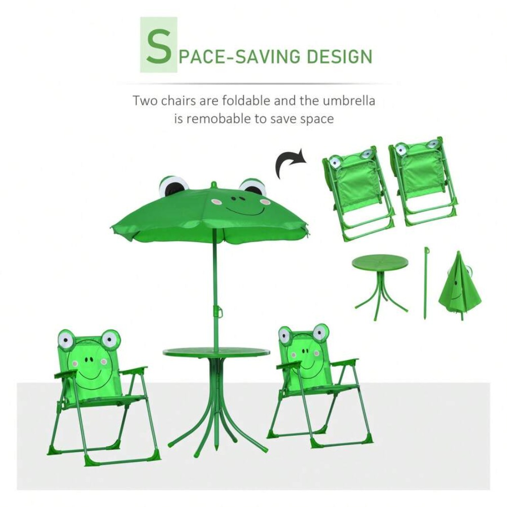 Juego de mesa y sillas para ni - Kids Outdoor Umbrella For Table reseña y precio