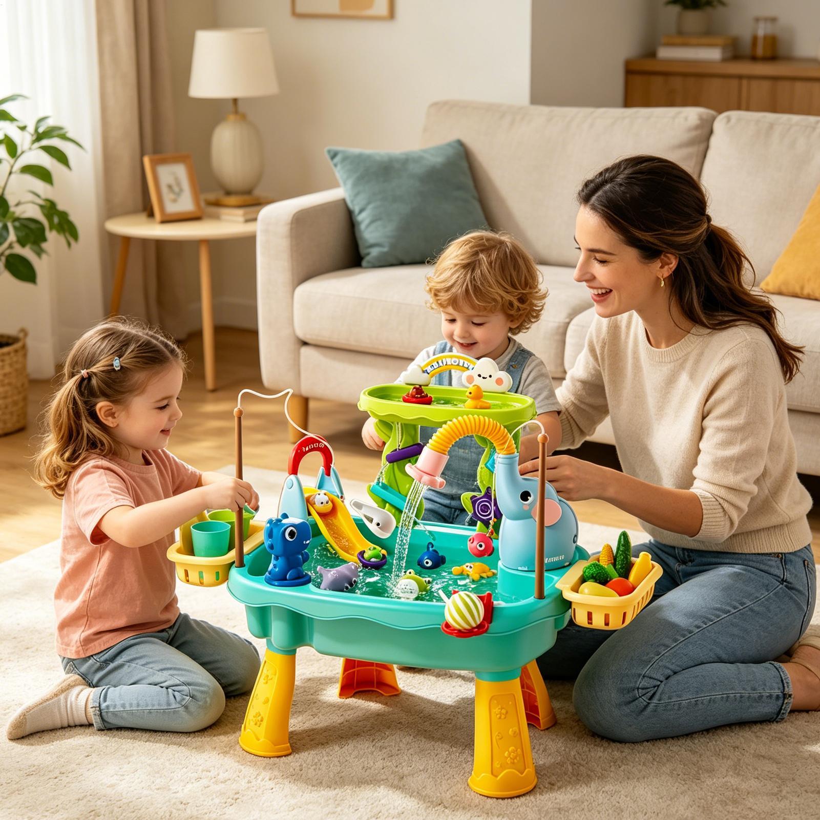 Mesa de Agua Mejorada para Niñ - Kids Outdoor Sensory Table reseña y precio