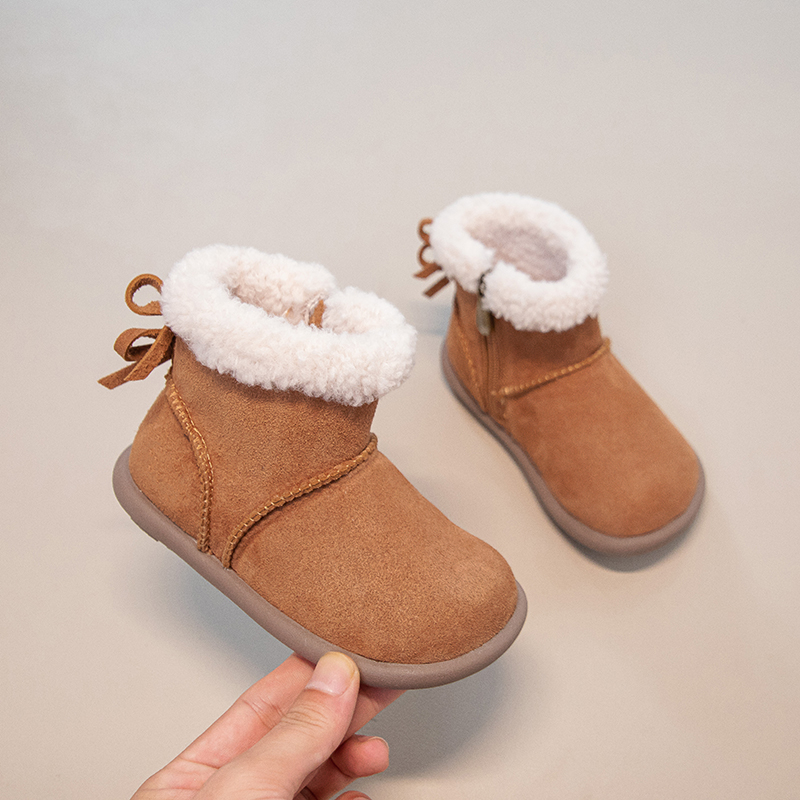 Botas de cuero forradas de fel - Kids Outdoor Zipline reseña y precio