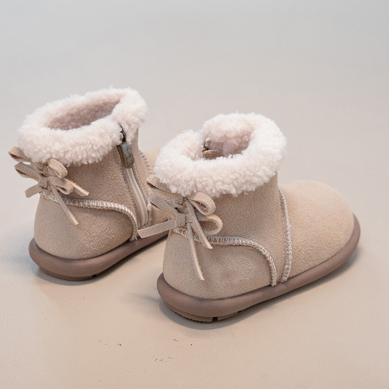 Botas de cuero forradas de fel - Kids Outdoor Zipline reseña y precio