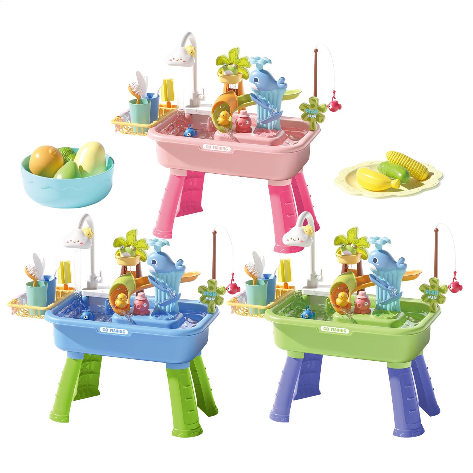 Juego de 43 Piezas de Mesa de  - Kids Outdoor Sensory Table reseña y precio