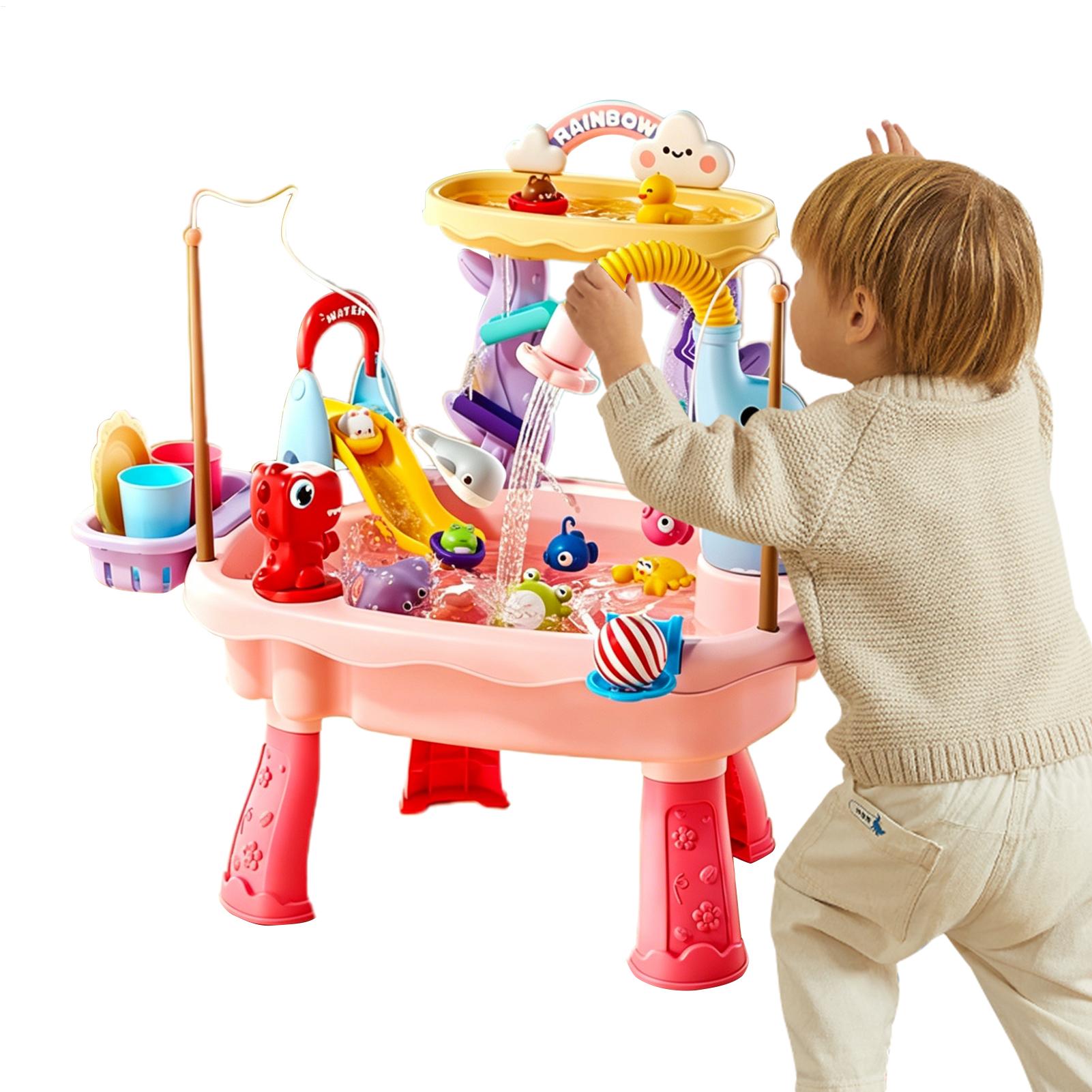 Mesa de Actividades Acuáticas  - Kids Outdoor Sensory Table reseña y precio