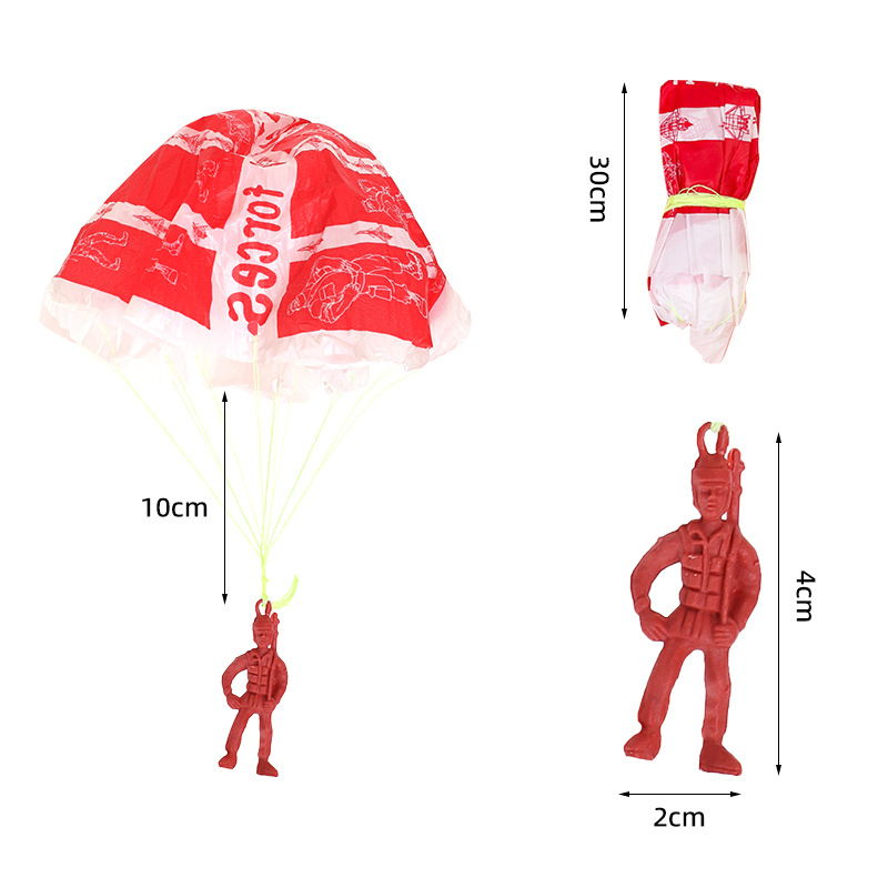 10 Uds. De juguete de paracaíd - Kids Outdoor Games For Party reseña y precio