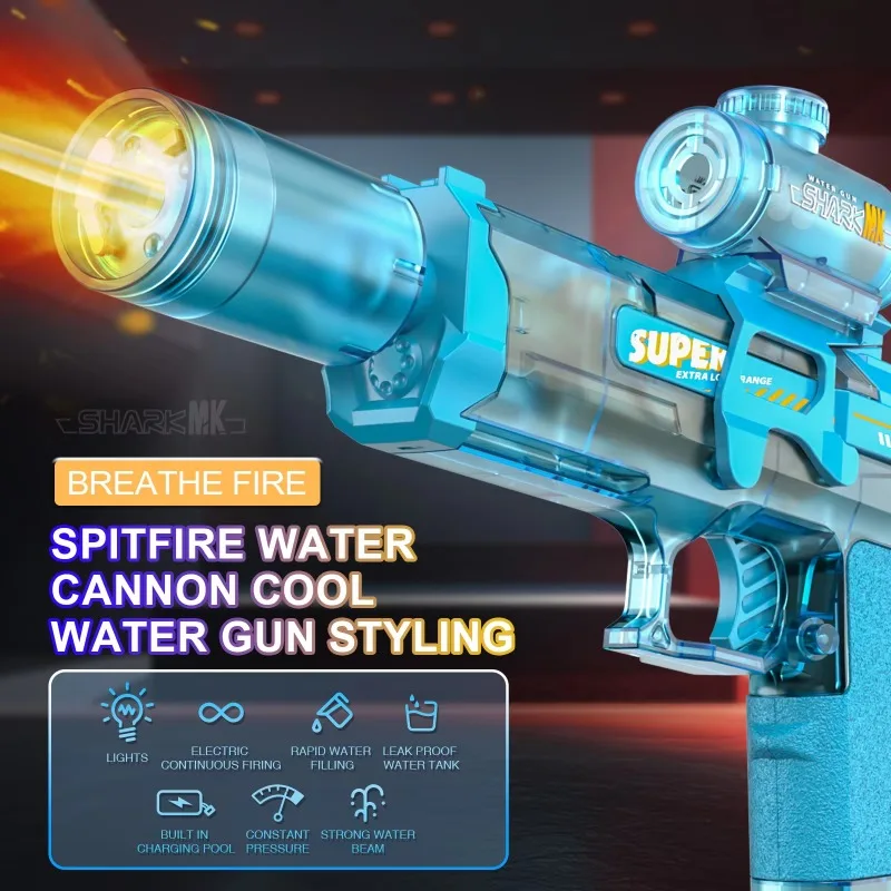 Pistola de Agua Eléctrica con  - Water Gun Soaker reseña y precio