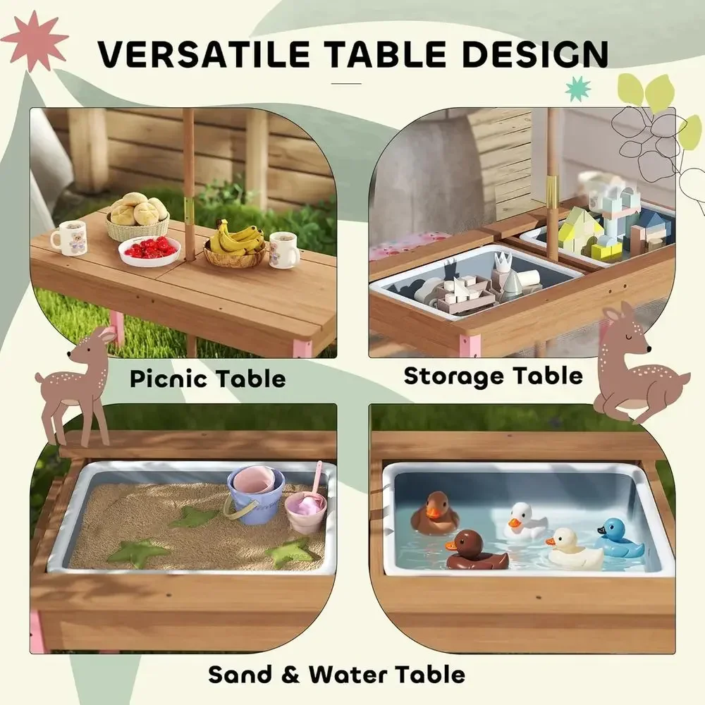 Juego de mesa de picnic de mad - Kids Outdoor Umbrella For Table reseña y precio