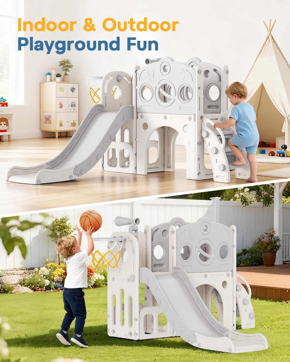 Tobogán para Niños Pequeños, T - Kids Outdoor Climber reseña y precio