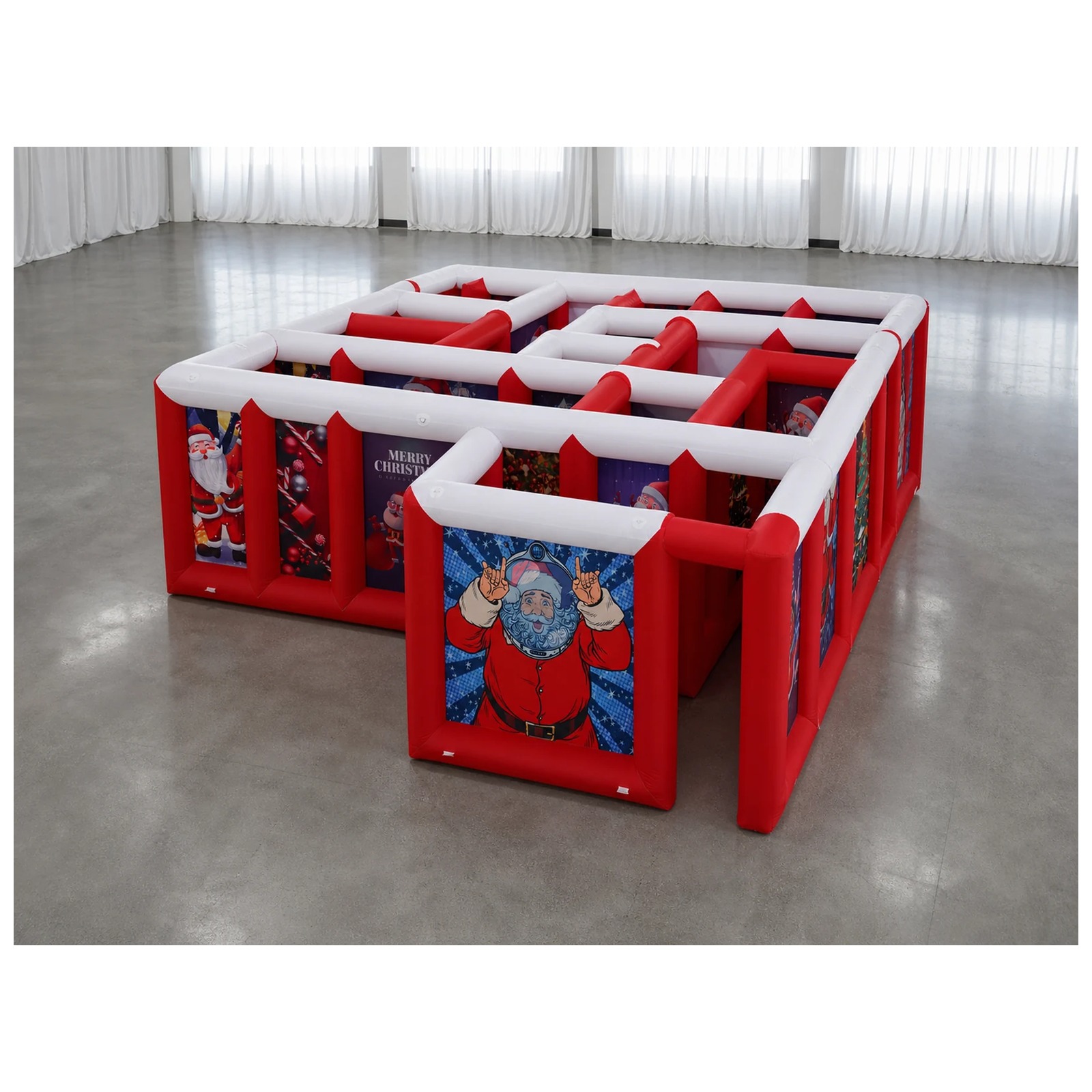 Laberinto Inflable Grande Rojo - Kids Outdoor Games For Party reseña y precio