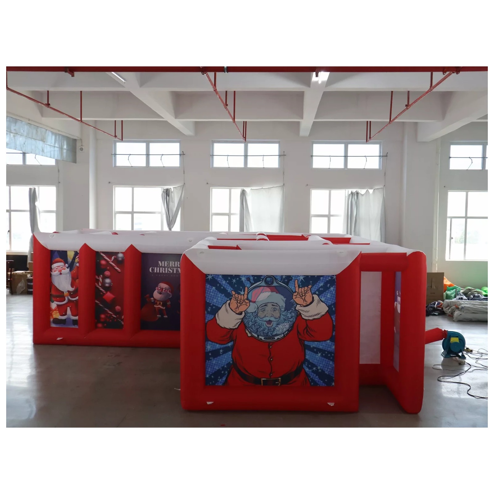 Laberinto Inflable Grande Rojo - Kids Outdoor Games For Party reseña y precio