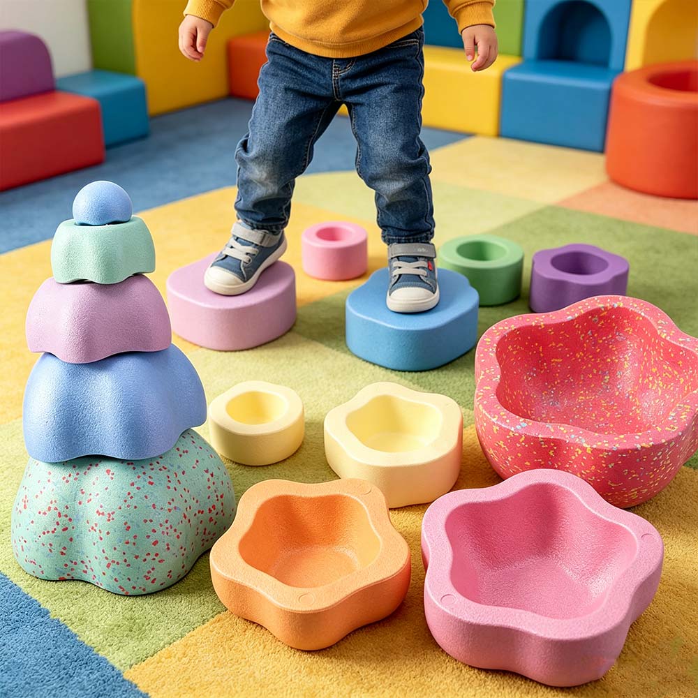 Piedras de Río para Juego de E - Stepping Stone Foam reseña y precio