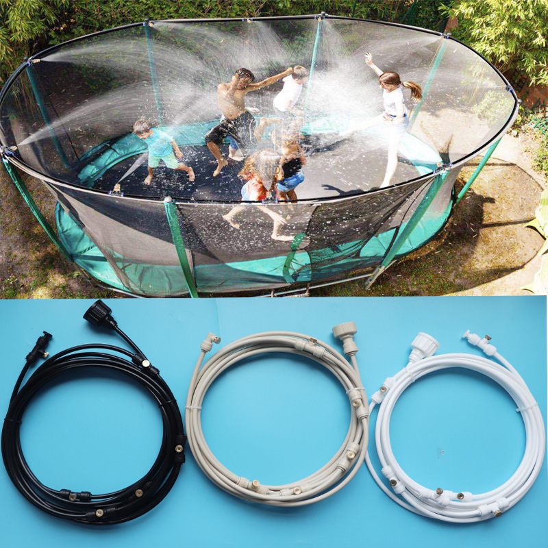Aspersores de trampolín para n - Kids Outdoor Trampoline reseña y precio