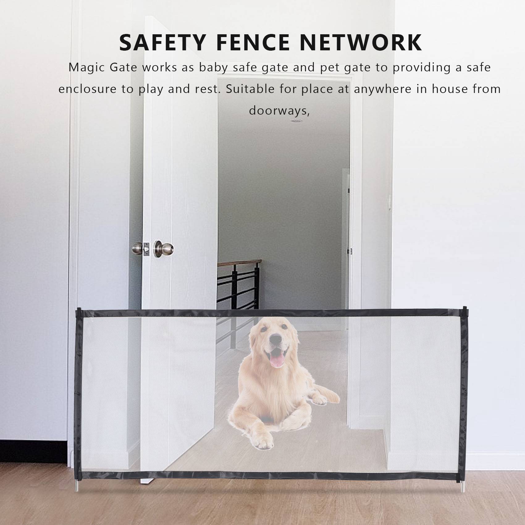 B78B-Puerta mágica, malla pleg - Kids Outdoor Fence reseña y precio