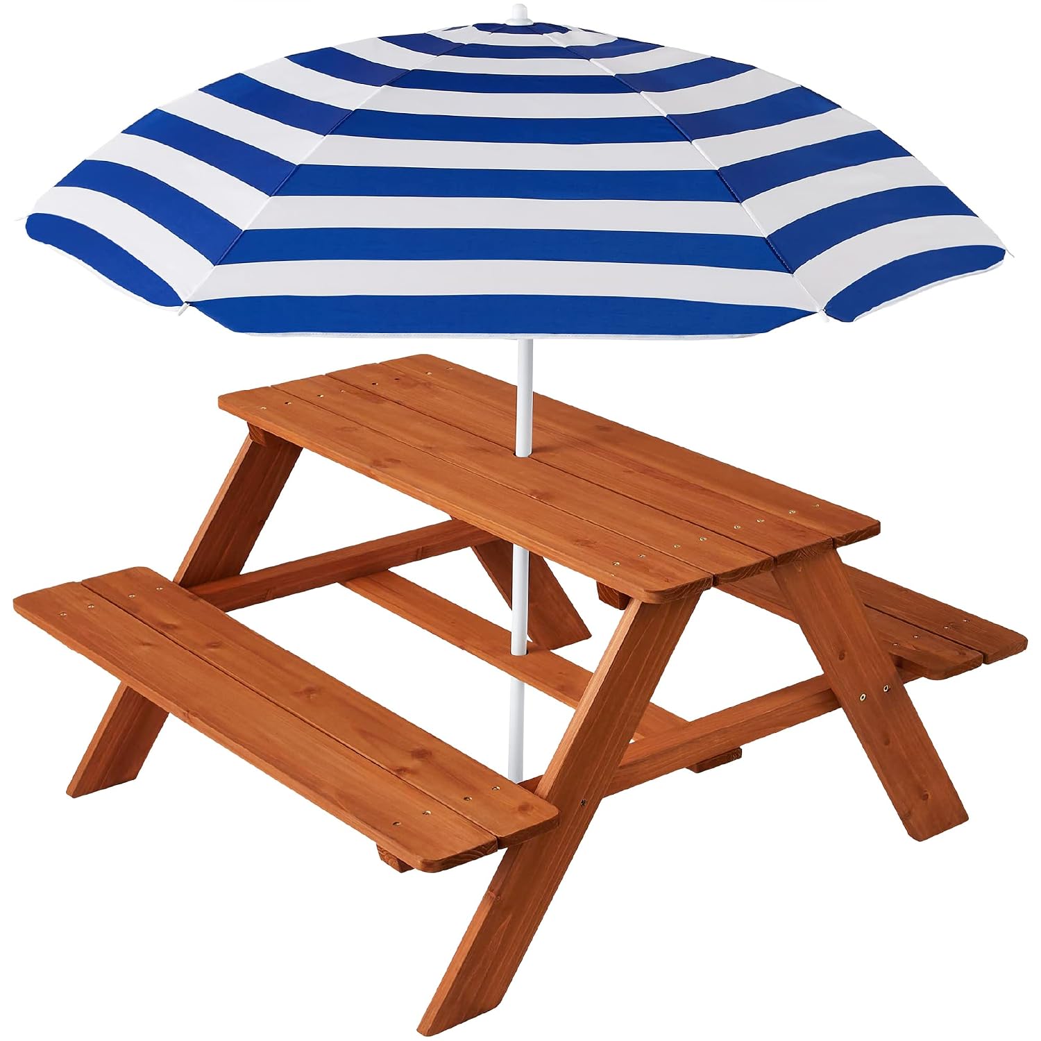 Mesa de picnic de madera para  - Kids Outdoor Umbrella For Table reseña y precio