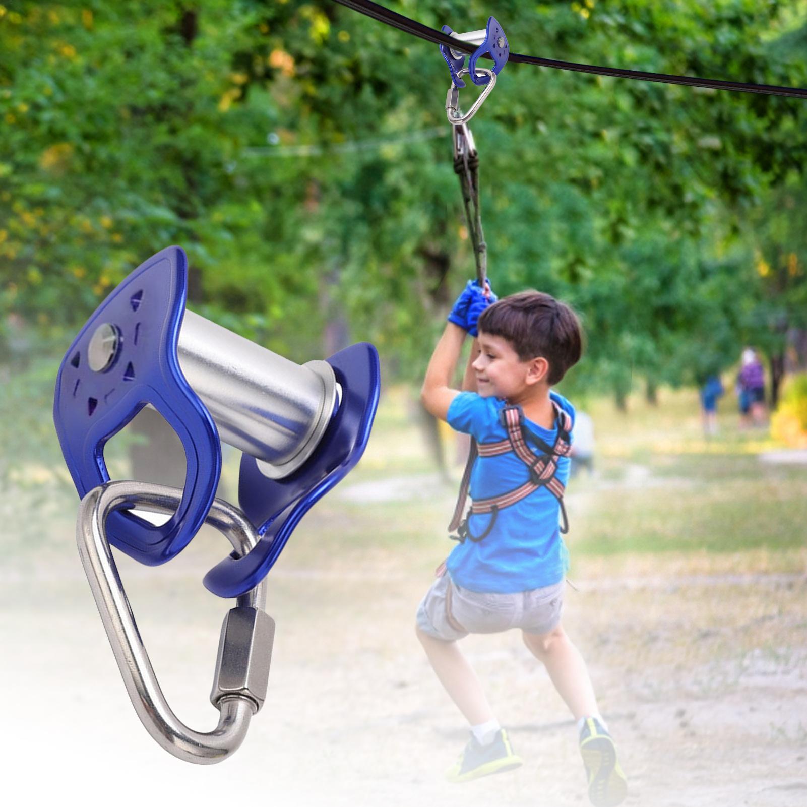 Polea para tirolina de exterio - Kids Outdoor Zipline reseña y precio
