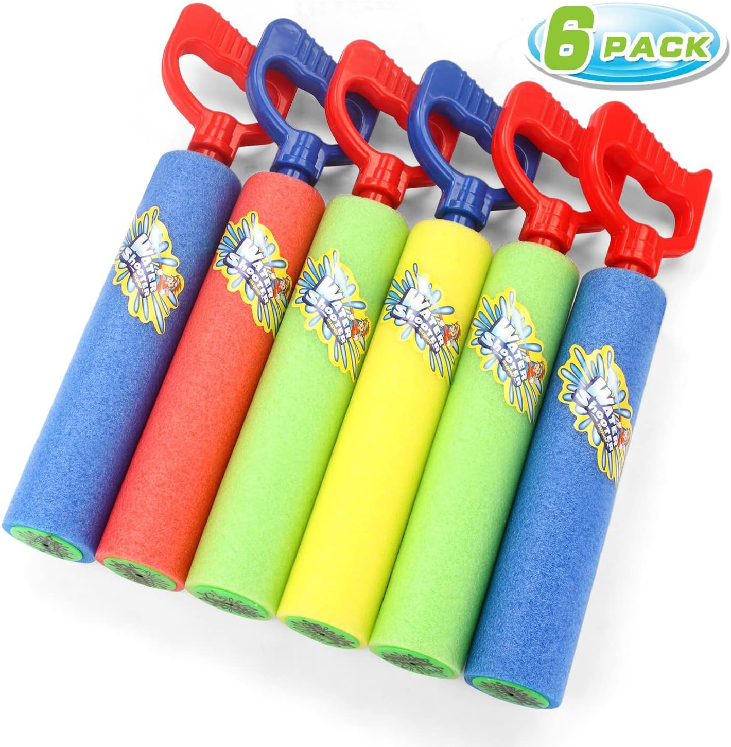 Paquete de 6 Pistolas de Agua, - Water Gun Soaker reseña y precio