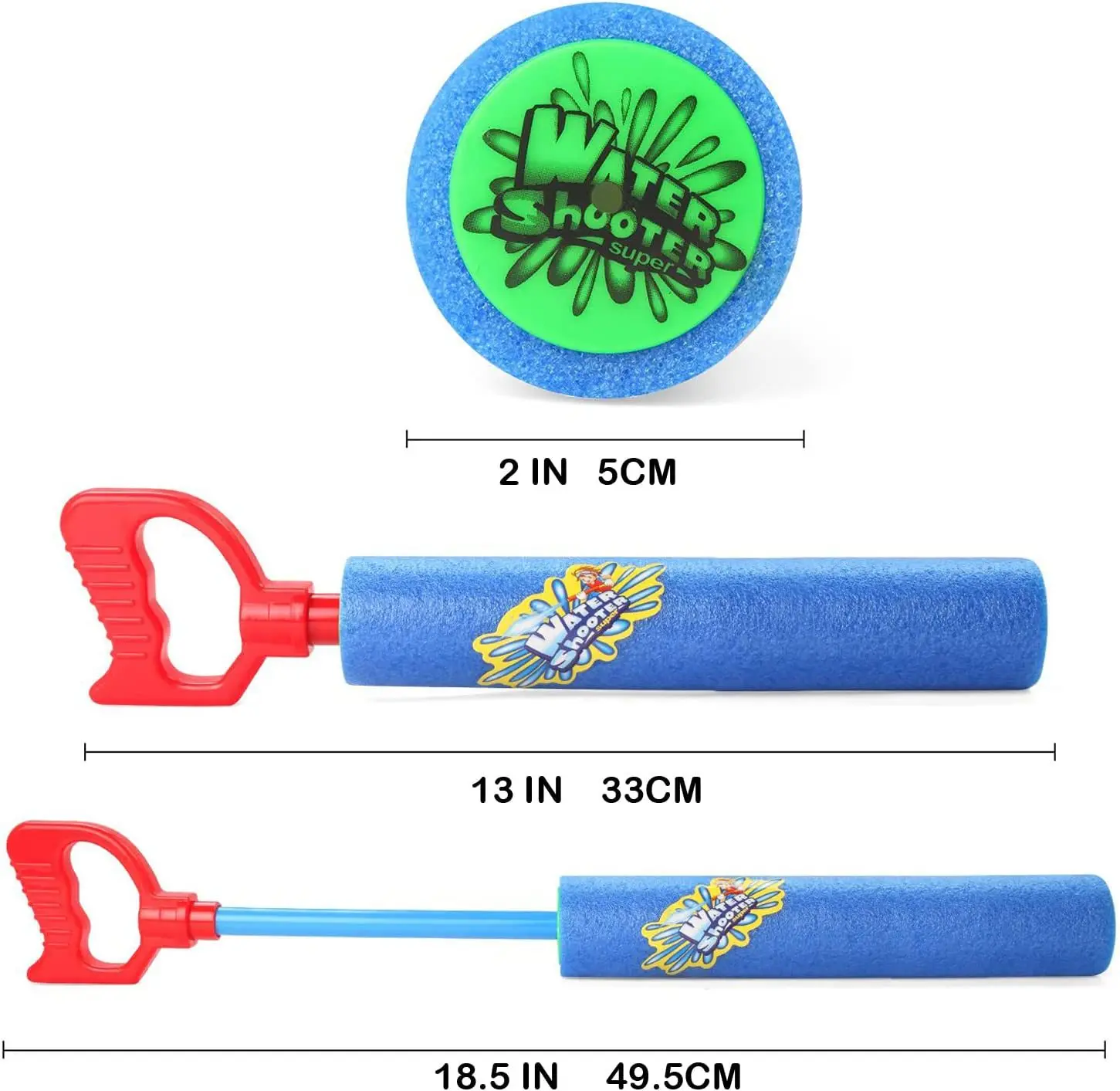 Paquete de 6 Pistolas de Agua, - Water Gun Soaker reseña y precio