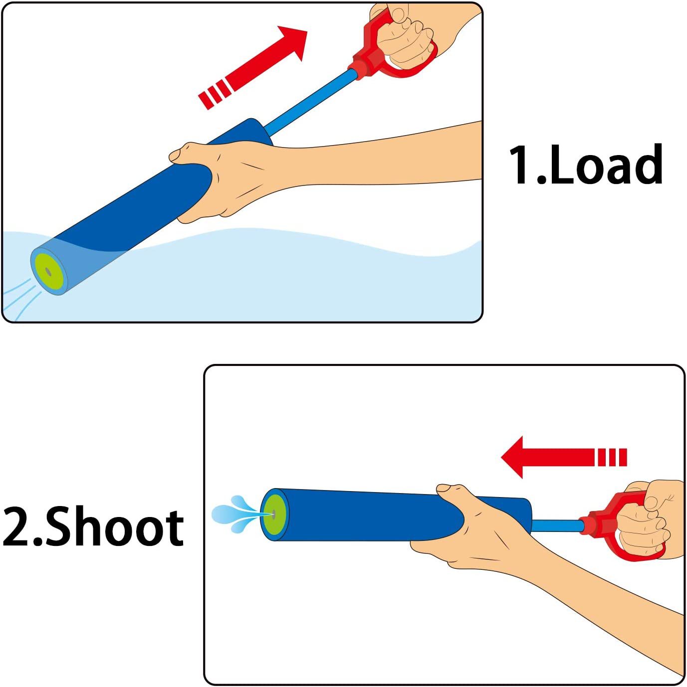Paquete de 6 Pistolas de Agua, - Water Gun Soaker reseña y precio