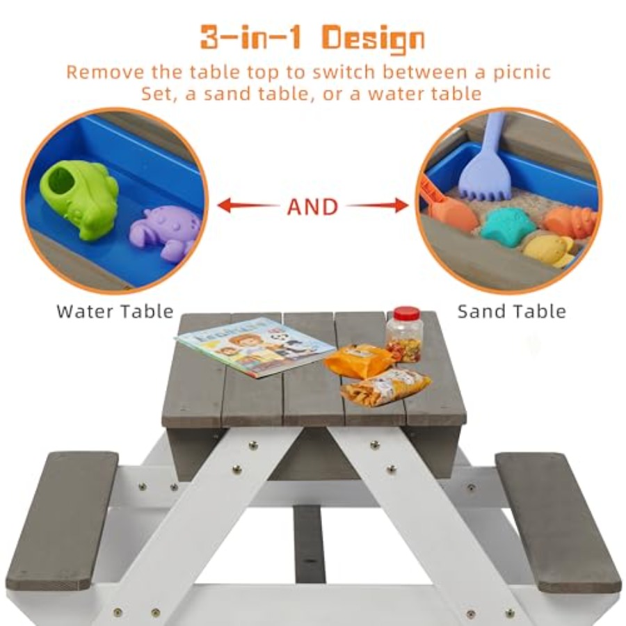 Mesa de picnic para niños para - Kids Outdoor Umbrella For Table reseña y precio