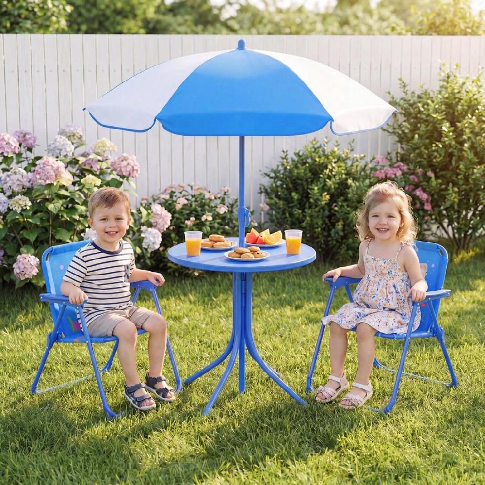 Mesa de Picnic Infantil para E - Kids Outdoor Umbrella For Table reseña y precio